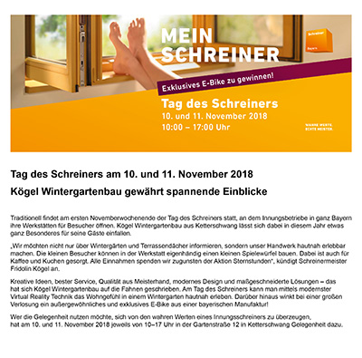 Tag des Schreiners 400px