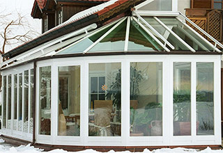 box haus integriert wintergarten